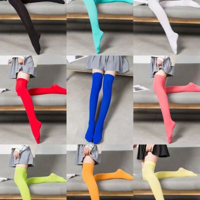 2 Pairs Women's Thigh High Stockings Nylon Socks for Halloween Cosplay Cosplay